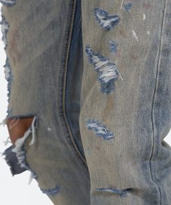 Mnml D401 Straight Denim - Blue 15 Mnml D401 Straight Denim - Blue