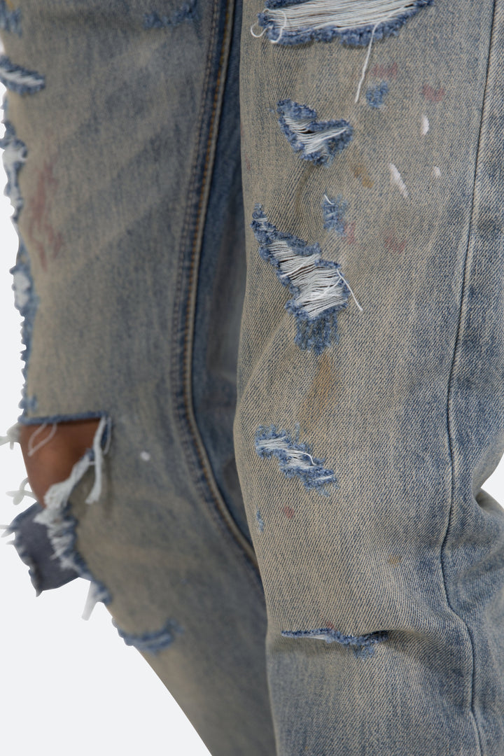 Mnml D401 Straight Denim - Blue 8 Mnml D401 Straight Denim - Blue