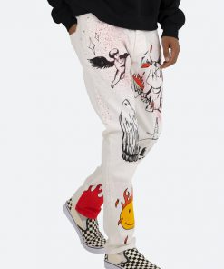 Mnml D402 Handy Work Straight Denim - White