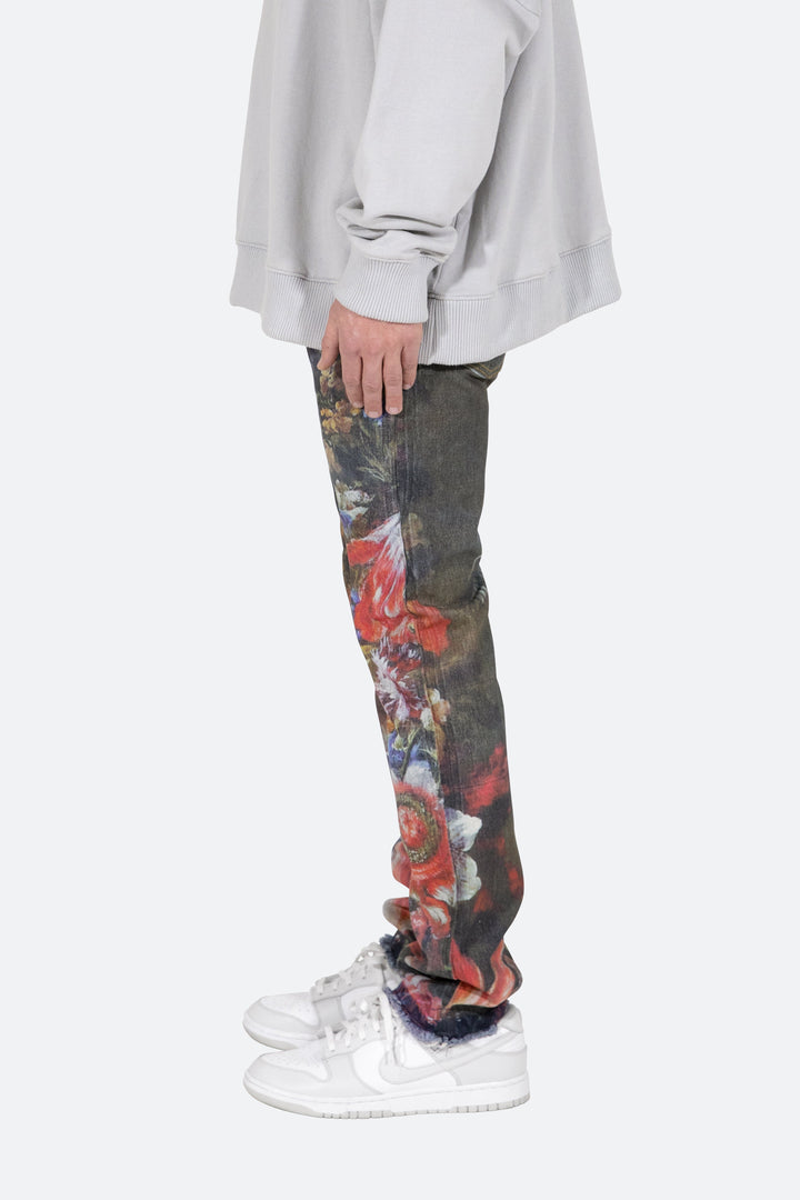 Mnml D406 Wreath Straight Denim - Multi 4 Mnml D406 Wreath Straight Denim - Multi