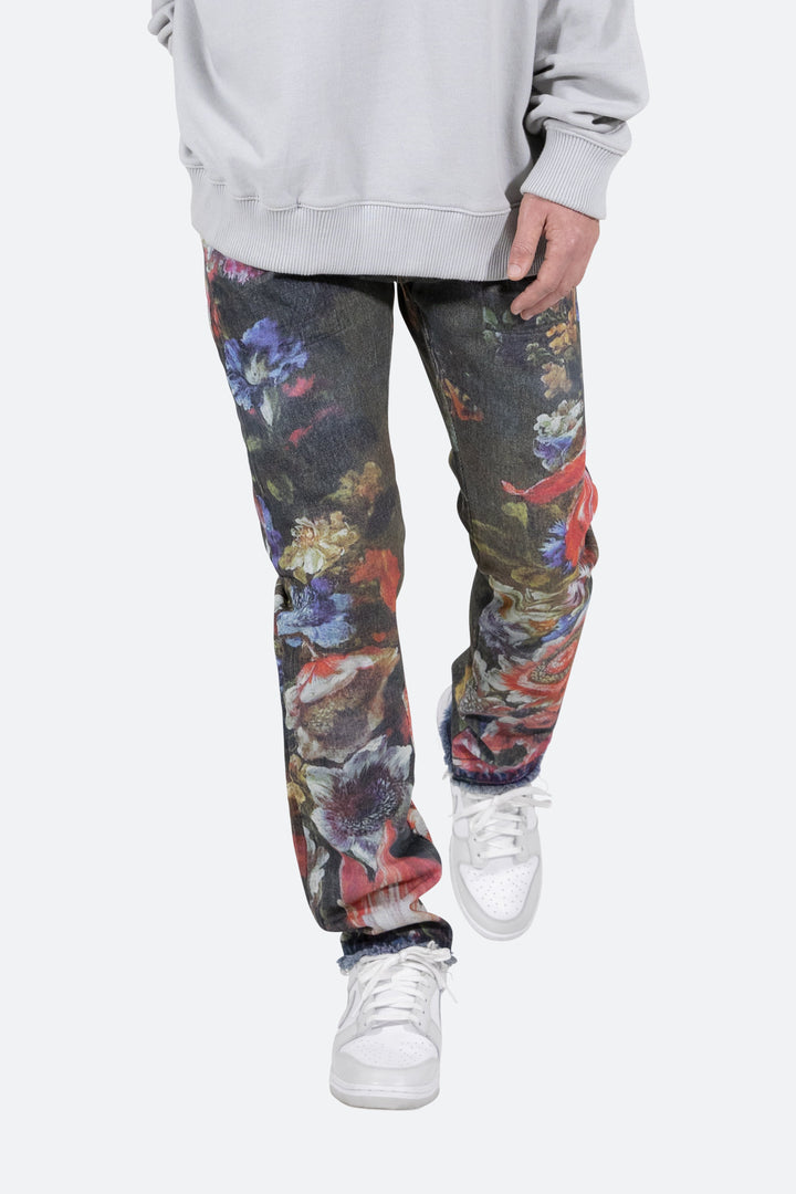 Mnml D406 Wreath Straight Denim - Multi 6 Mnml D406 Wreath Straight Denim - Multi