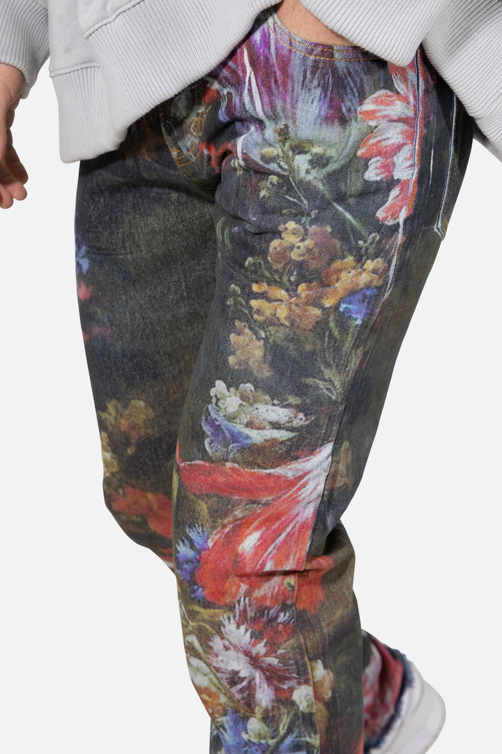 Mnml D406 Wreath Straight Denim - Multi 8 Mnml D406 Wreath Straight Denim - Multi