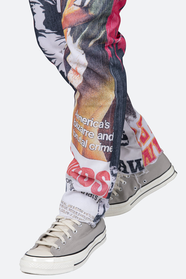 Mnml D421 Poster Straight Denim - Multi 7 Mnml D421 Poster Straight Denim - Multi