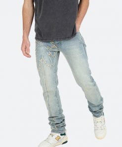 Mnml D430 Palm Straight Denim - Blue