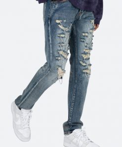 Mnml D436 Chain Straight Denim - Blue 13 Mnml D436 Chain Straight Denim - Blue
