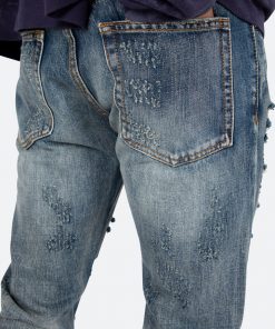 Mnml D436 Chain Straight Denim - Blue 16 Mnml D436 Chain Straight Denim - Blue