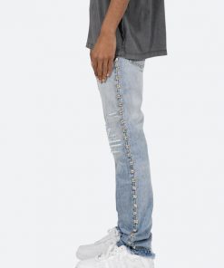 Mnml D442 Stud Straight Denim - Blue