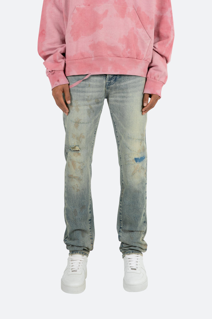 Mnml D454 Straight Denim - Blue 3 Mnml D454 Straight Denim - Blue