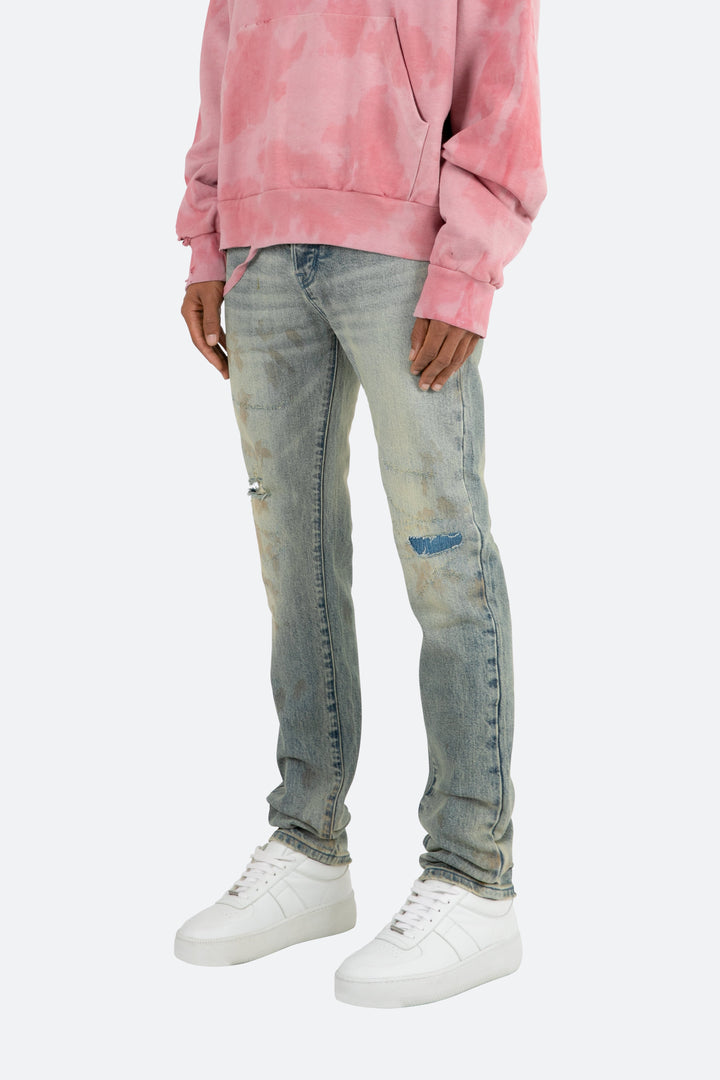 Mnml D454 Straight Denim - Blue 4 Mnml D454 Straight Denim - Blue