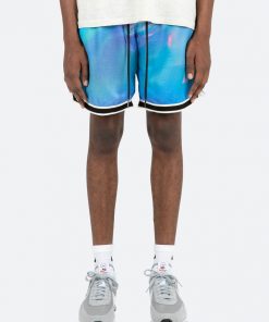Mnml Digital Basketball Shorts - Blue Bottoms