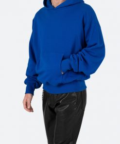 Mnml Double Layer Hoodie - Blue