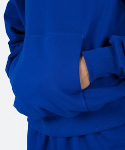 Mnml Double Layer Hoodie - Blue