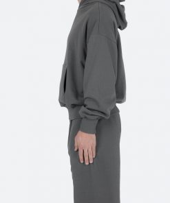 Mnml Outerwear Double Layer Hoodie - Charcoal Grey