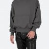 Mnml Outerwear Double Layer Hoodie - Charcoal Grey