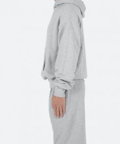Mnml Double Layer Hoodie - Grey Outerwear