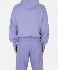 Mnml Outerwear Double Layer Hoodie - Purple