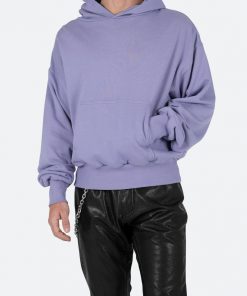 Mnml Outerwear Double Layer Hoodie - Purple