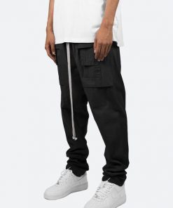 Mnml Drop Crotch Cargo Pants - Black Bottoms 9 Mnml Drop Crotch Cargo Pants - Black Bottoms