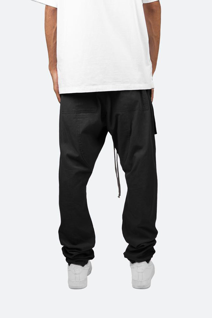 Mnml Drop Crotch Cargo Pants - Black Bottoms 5 Mnml Drop Crotch Cargo Pants - Black Bottoms