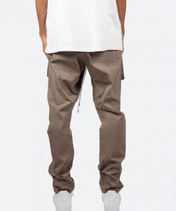 Mnml Drop Crotch Cargo Pants - Stone Bottoms