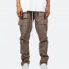 Mnml Drop Crotch Cargo Pants - Stone Bottoms