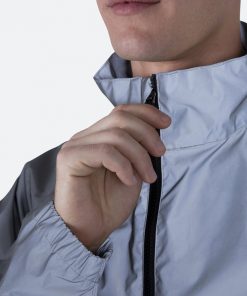 Mnml Every Day Half Zip Jacket - Silver Outerwear