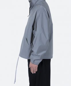 Mnml Every Day Half Zip Jacket - Silver Outerwear