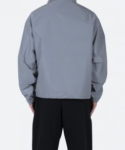 Mnml Every Day Half Zip Jacket - Silver Outerwear