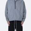 Mnml Every Day Half Zip Jacket - Silver Outerwear