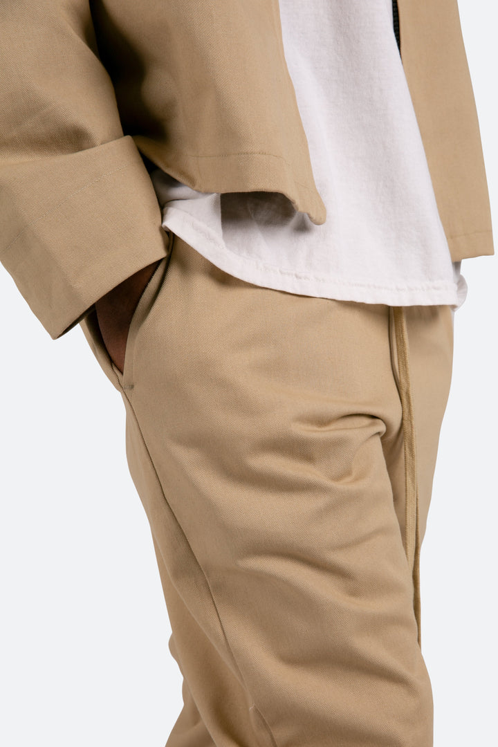 Mnml Bottoms Every Day Twill Pants - Khaki 8 Mnml Bottoms Every Day Twill Pants - Khaki