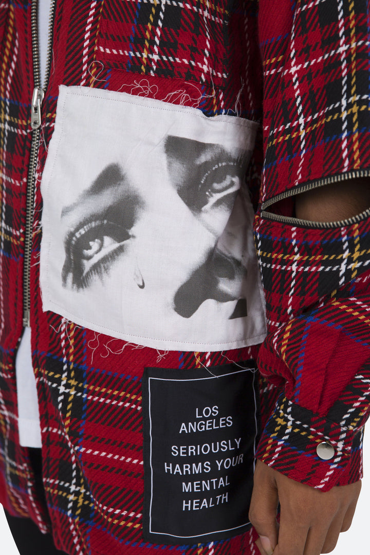 Mnml Exposed Zipper Shirt - Red/Yellow/Blue 6 Mnml Exposed Zipper Shirt - Red/Yellow/Blue