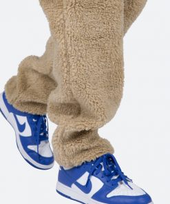 Mnml Faux Fur Pants - Off White Bottoms