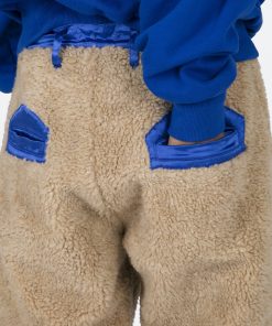 Mnml Faux Fur Pants - Off White Bottoms