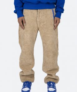 Mnml Faux Fur Pants - Off White Bottoms