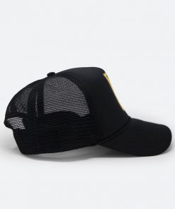 Mnml Fear City Trucker Cap - Black/Yellow Accessories