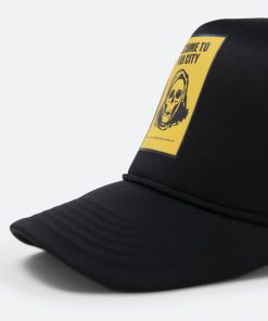 Mnml Fear City Trucker Cap - Black/Yellow Accessories