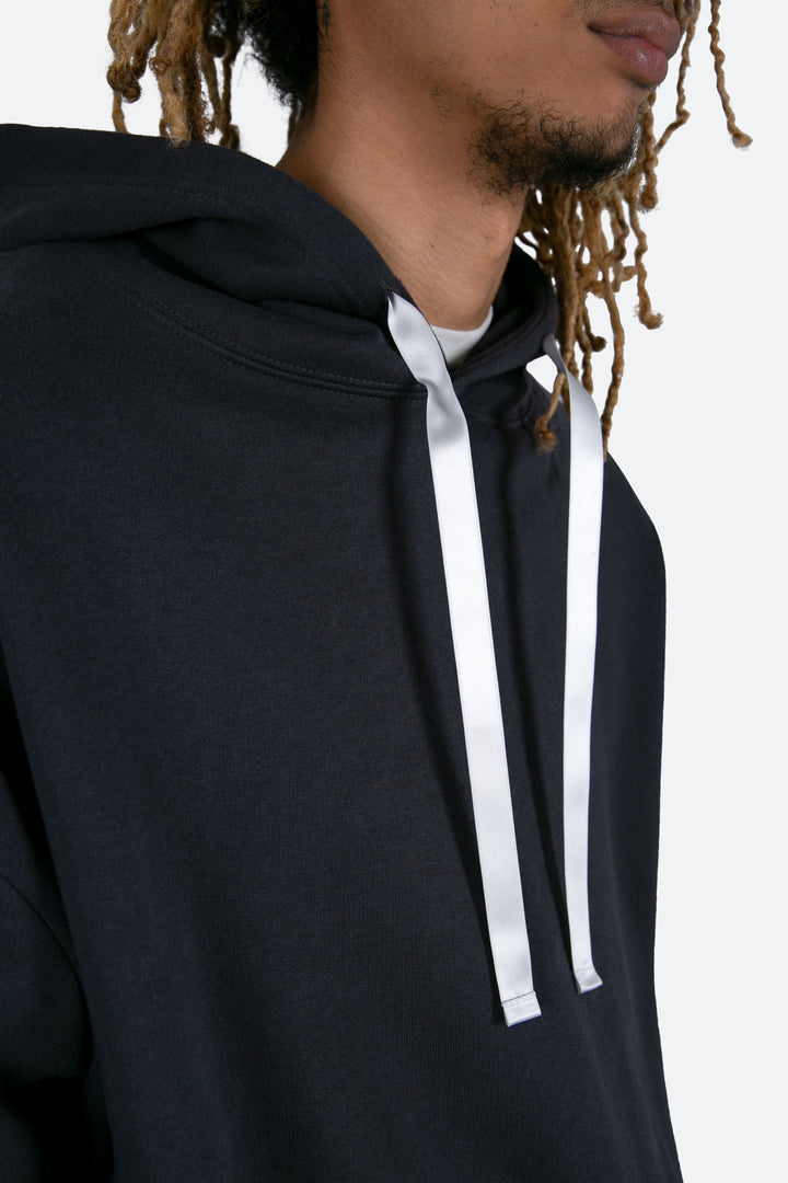 Mnml Flame Cropped Hoodie - Black 8 Mnml Flame Cropped Hoodie - Black