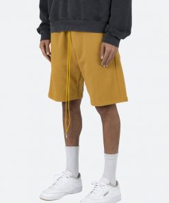 Mnml Flap Pocket Sweatshorts - Mustard