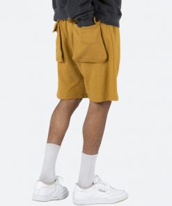 Mnml Flap Pocket Sweatshorts - Mustard