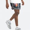 Mnml Floral Basketball Shorts - Black/White