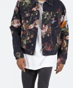 Mnml Floral Trucker Jacket - Multi