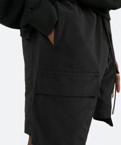 Mnml Geo Cargo Shorts - Black