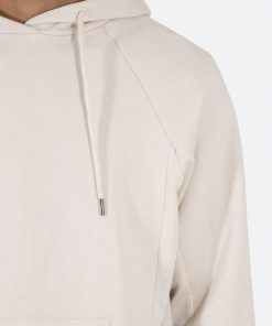 Mnml Geo Paneled Hoodie - Off White