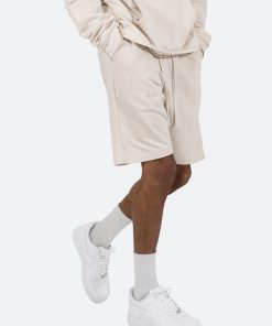 Mnml Geo Paneled Sweatshorts - Off White