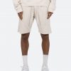 Mnml Geo Paneled Sweatshorts - Off White