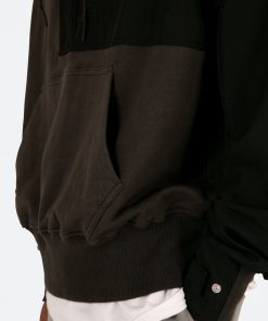 Mnml Hooded Nylon Parka Jacket - Black