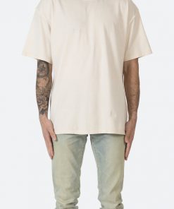 Mnml Tops Inside Out Tee - Natural