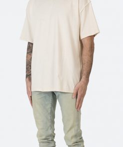 Mnml Tops Inside Out Tee - Natural