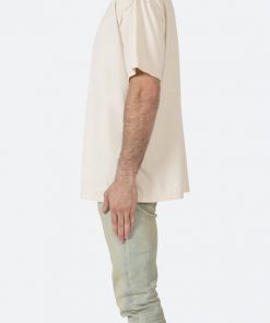 Mnml Tops Inside Out Tee - Natural