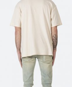 Mnml Tops Inside Out Tee - Natural